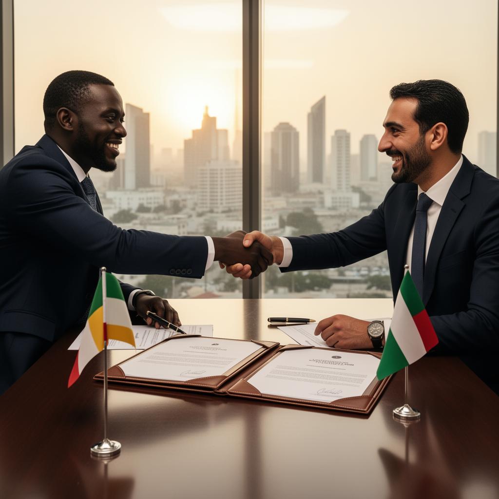 Signature de contrat majeur